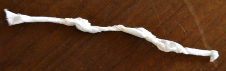 Antique Rose Upcycled Bottle Vase - twist paper