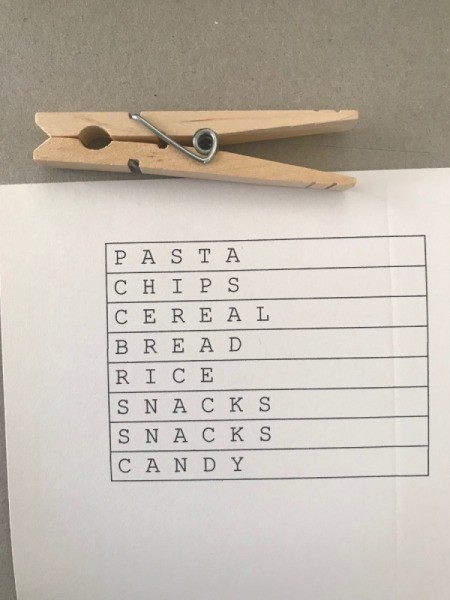 Mod Podge Clothespins - print out on cardstock
