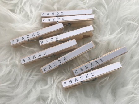 Mod Podge Clothespins - done