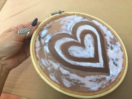 DIY Screen Printing - allow to dry