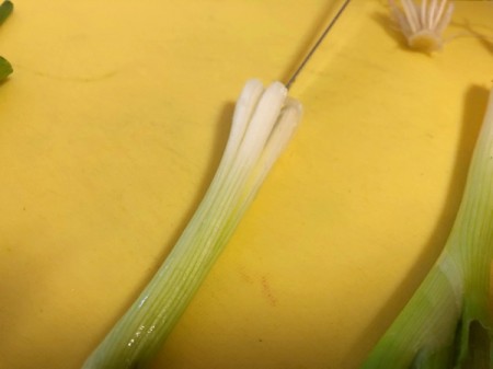 Fresh Herb and Veggie Bouquet - turn and make 2 more slices