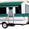 Pop-up tent trailer.