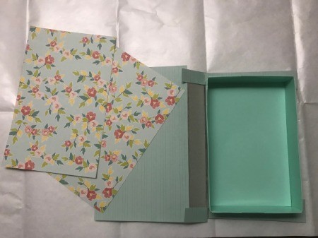 Gift Book Filled with Goodies - book and scrapbook paper