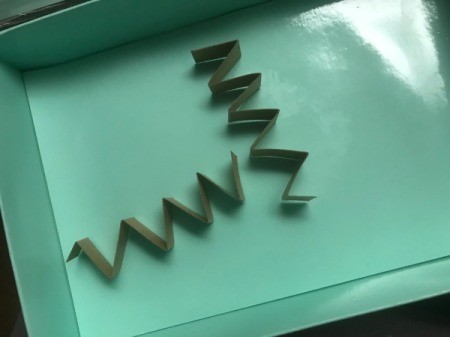 Gift Book Filled with Goodies - zig zags for packaging