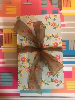 Gift Book Filled with Goodies - finished gift box