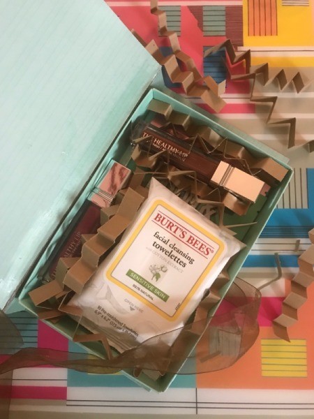 Gift Book Filled with Goodies - filled box