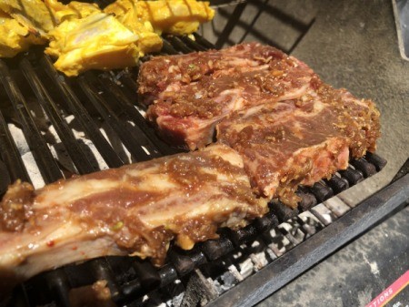 Short Ribs on grill