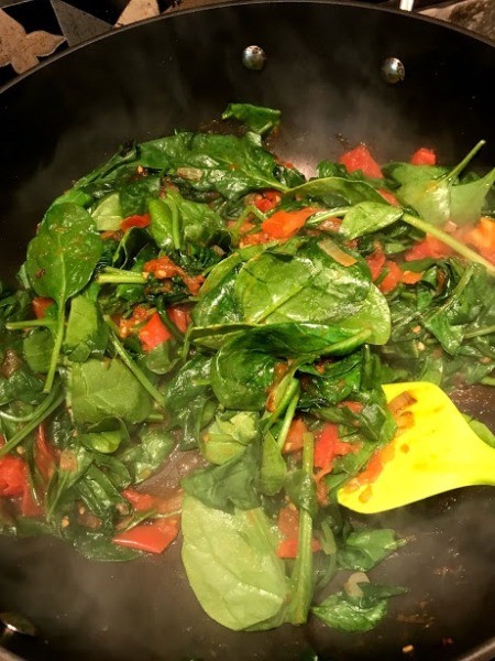 Sautéed Vegetables in pan