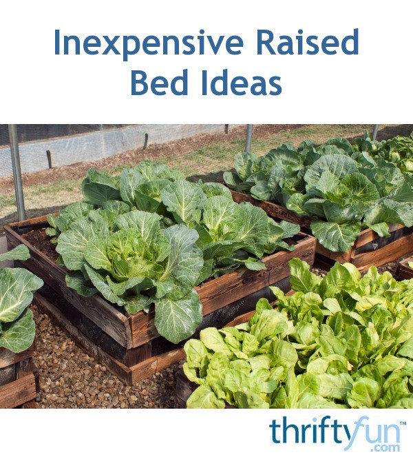 Inexpensive Raised Bed Ideas Thriftyfun