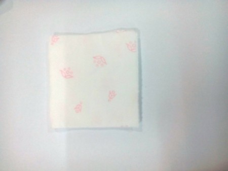 Making a Flower Pen - fold 4 times