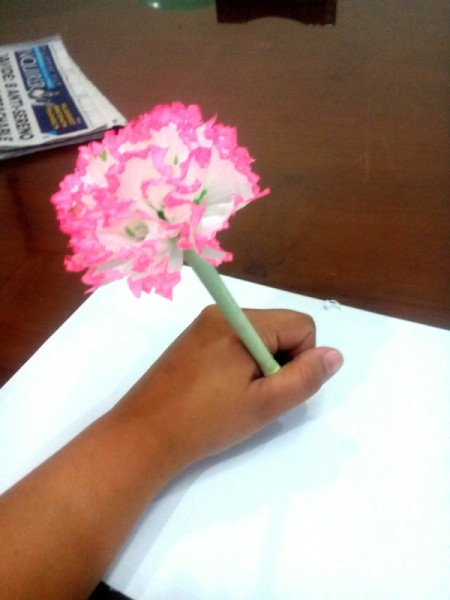 Making a Flower Pen - ready to use