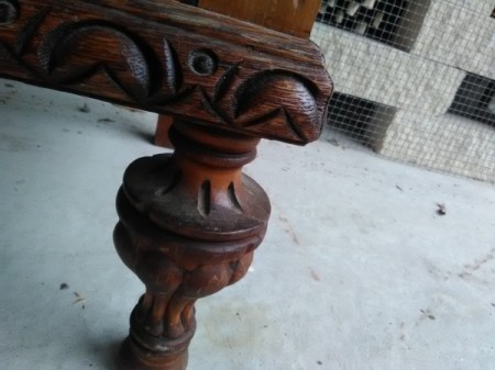 Value of an Ornately Carved End or Bedside Table