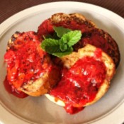 Vegan French Toast with Strawberry Compote