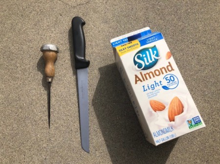 Self-Watering Milk Carton - supplies