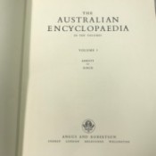 Value of a 1958 Australian Encyclopaedia Set  - cover page