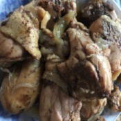 Coconut-Braised Chicken on plate