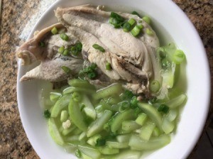 Opo Squash Chicken Soup