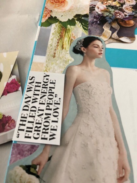 Making a Collage Folder - overlapping clippings