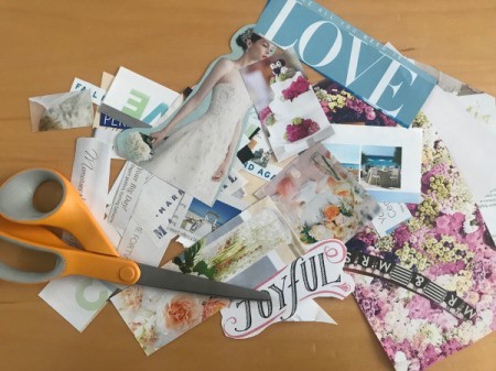 Making a Collage Folder - clippings
