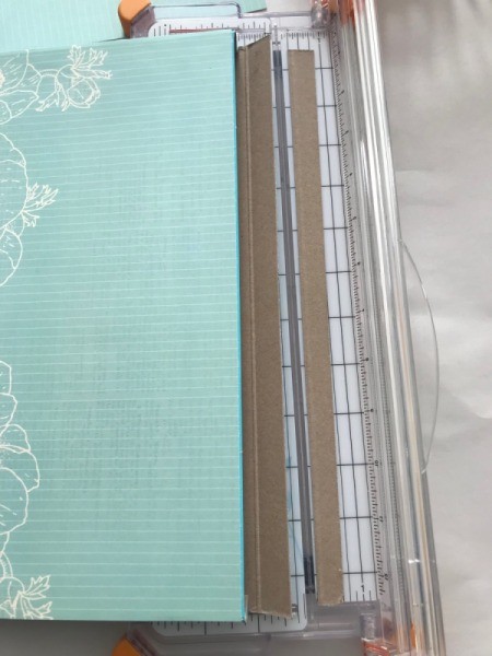 Up-cycled Clipboard - flap trimmed for easier closure