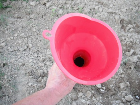 Planting Seed in the Garden - funnel