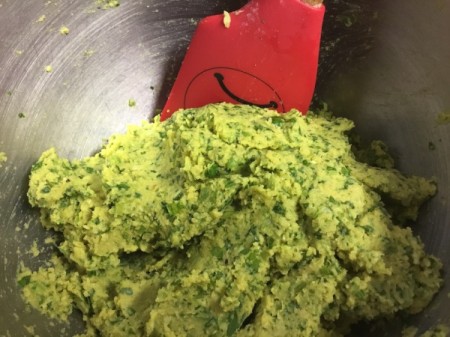 Herb Falafel mixed together