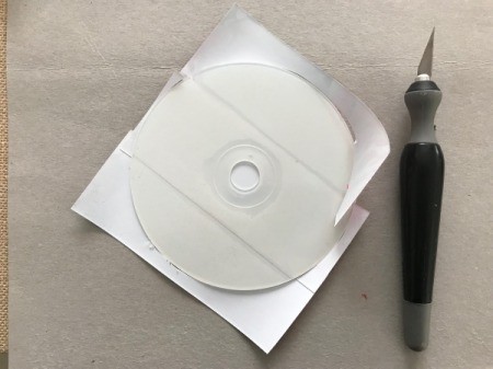 Wall Memo Clothespin Board - use X-acto knife to trim excess tape