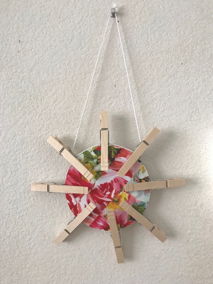 Wall Memo Clothespin Board ThriftyFun