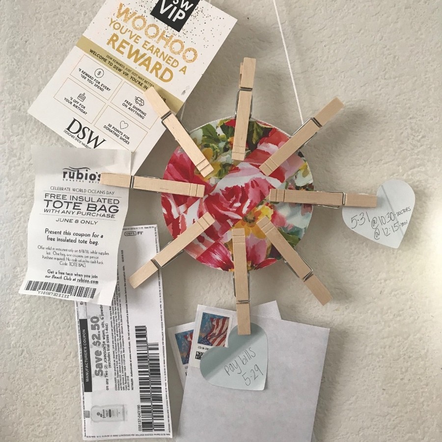 Making a Wall Memo Clothespin Board ThriftyFun