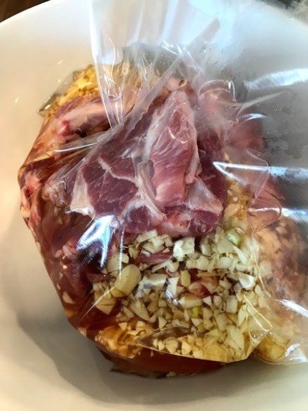 marinading Steak in bag