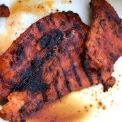grilled Pork Shoulder Steak