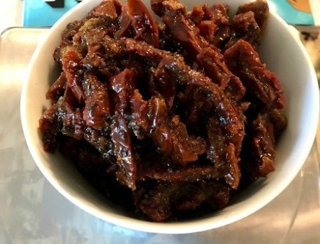 Sun-Dried Tomato Pesto in bowl