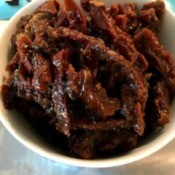 Sun-Dried Tomato Pesto in bowl