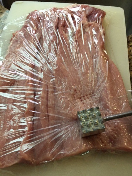 pounding Pork Tenderloin