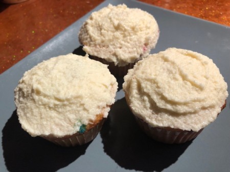 Frosted cupcakes