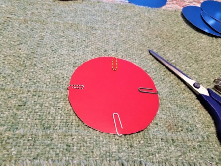 Red. White. and Blue Star Window Decor - paper clip together if cutting out more than one at a time