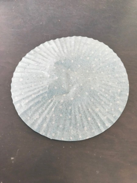Present Topper from Cupcake Liners - flattened liner