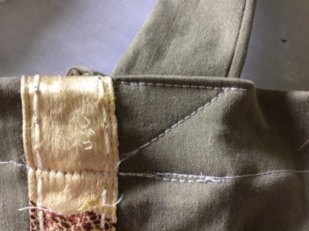 How to Turn Pants Into Shorts and a Bag - turn the bag right side out