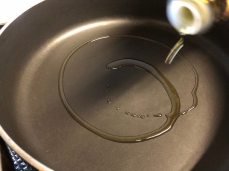 oil in pan