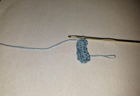 New Baby Frame - crochet bootie base