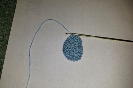 New Baby Frame - continue crochet