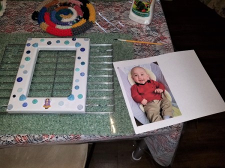 New Baby Frame - printed photo