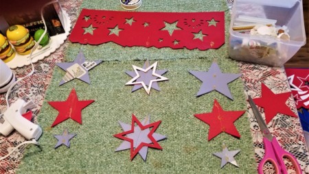 Summer Door Decor - variety of stars