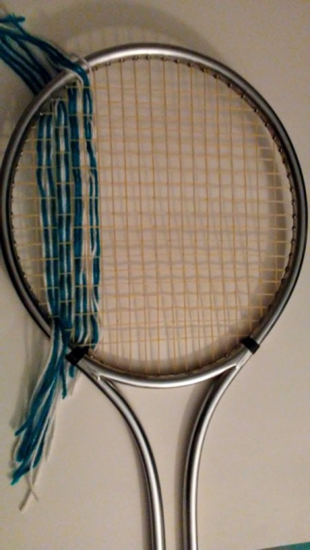 Tennis Racket Weaving  - work across