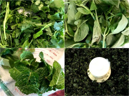 food processing herbs