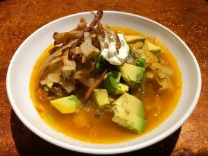 Mexican Cabbage Soup in bowl