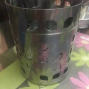 Steel Pen Cups Stuck Together - two cups stuck together