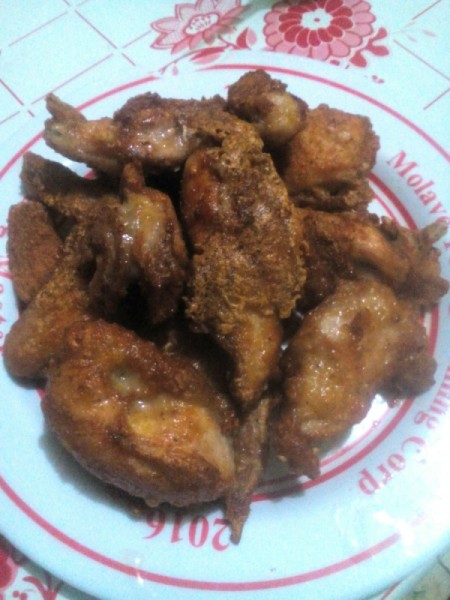 fried chicken on plate