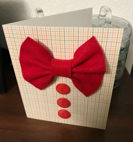 Father's Day Bow Tie Card