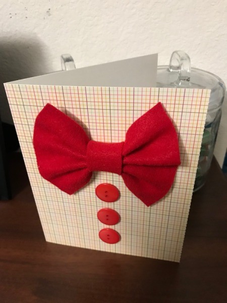 Father's Day Bow Tie Card